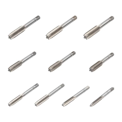 Набор метчиков метрический 10пр.(М6х1, М7х1, М8х1/1.25, М10х1/1.25/1.5, М12х1.25/1.5/1.75) Scheppach Sch-C010-1T
