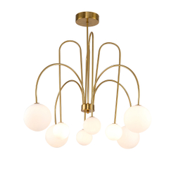 Люстра KG1213P-8 brass