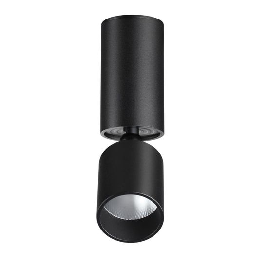 359317 OVER NT24 370 черный Светильник накладной светодиодный IP20 LED 10W 85-265V 3000K 1100Лм TUBO