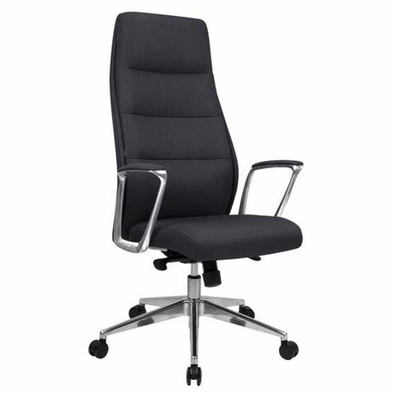 Кресло BRABIX PREMIUM "Adept EX-752", синхромеханизм, алюминий, ткань, серое, 532932