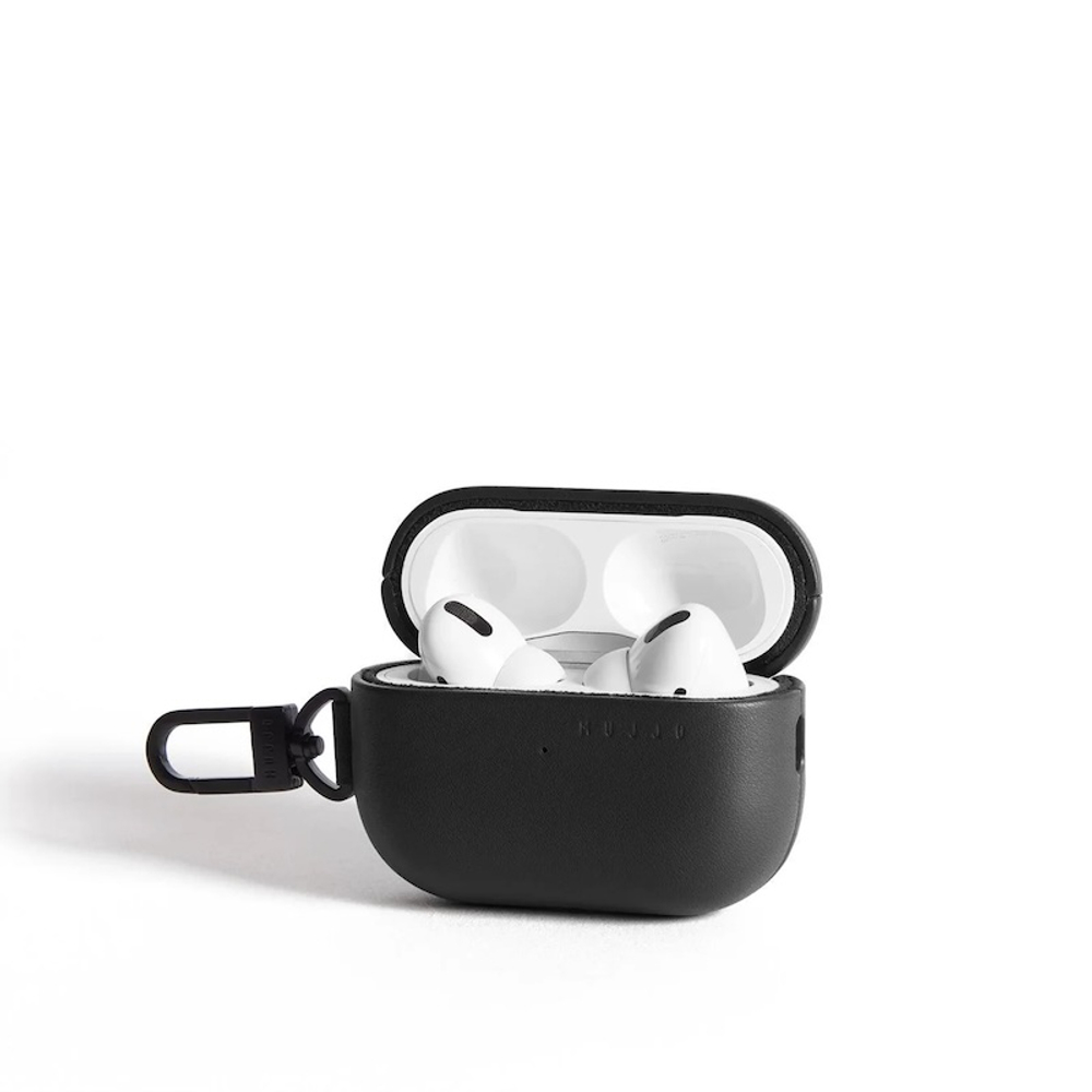 Чехол Mujjo Leather Case для Airpods Pro (3rd Gen) Black