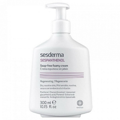 Sespanthenol Soap-Free Foamy Cream Sesderma | Крем-пенка для умывания восстанавливающая