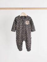 Комбинезон / Cлип для малышей Next N26-413, 3 шт., Бежевый, Серый