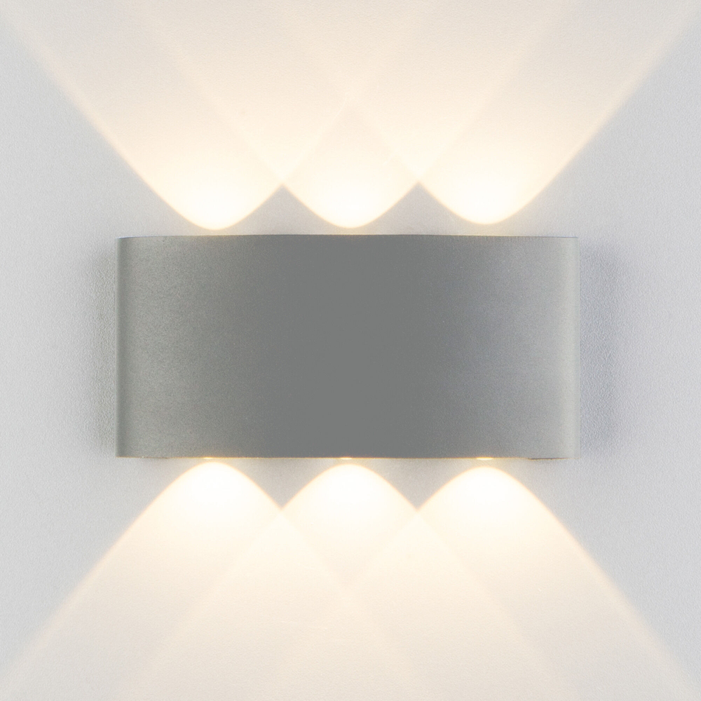 Пылевлагозащищенный светодиодный светильник Twinky Trio серый IP54 1551 Techno LED серый