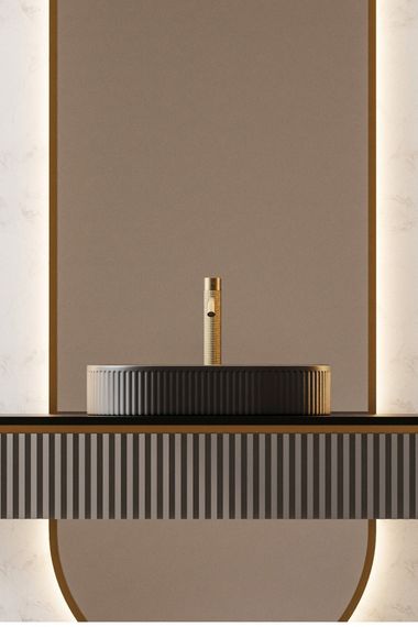 Раковина накладная ABBER Bequem AC2116MB черная матовая