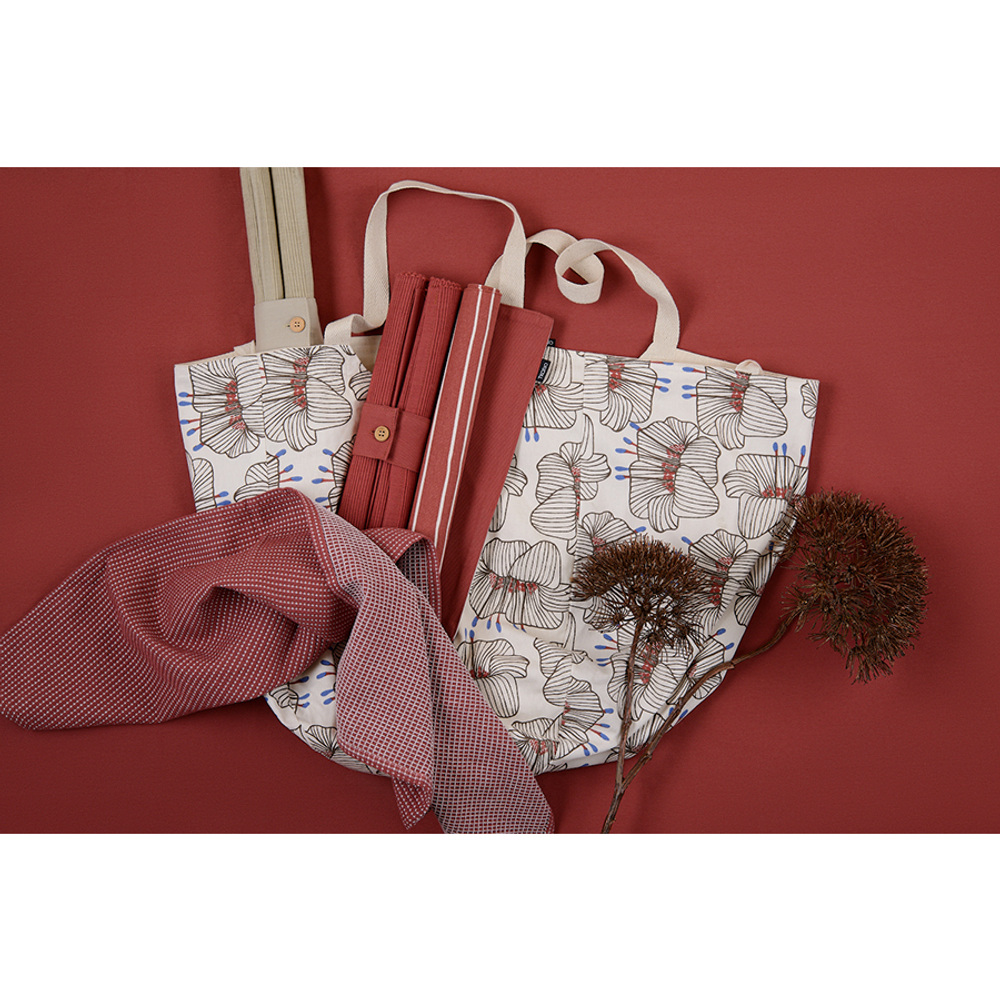 Пляжная сумка Tkano Prairie молочная TK20-BG0001