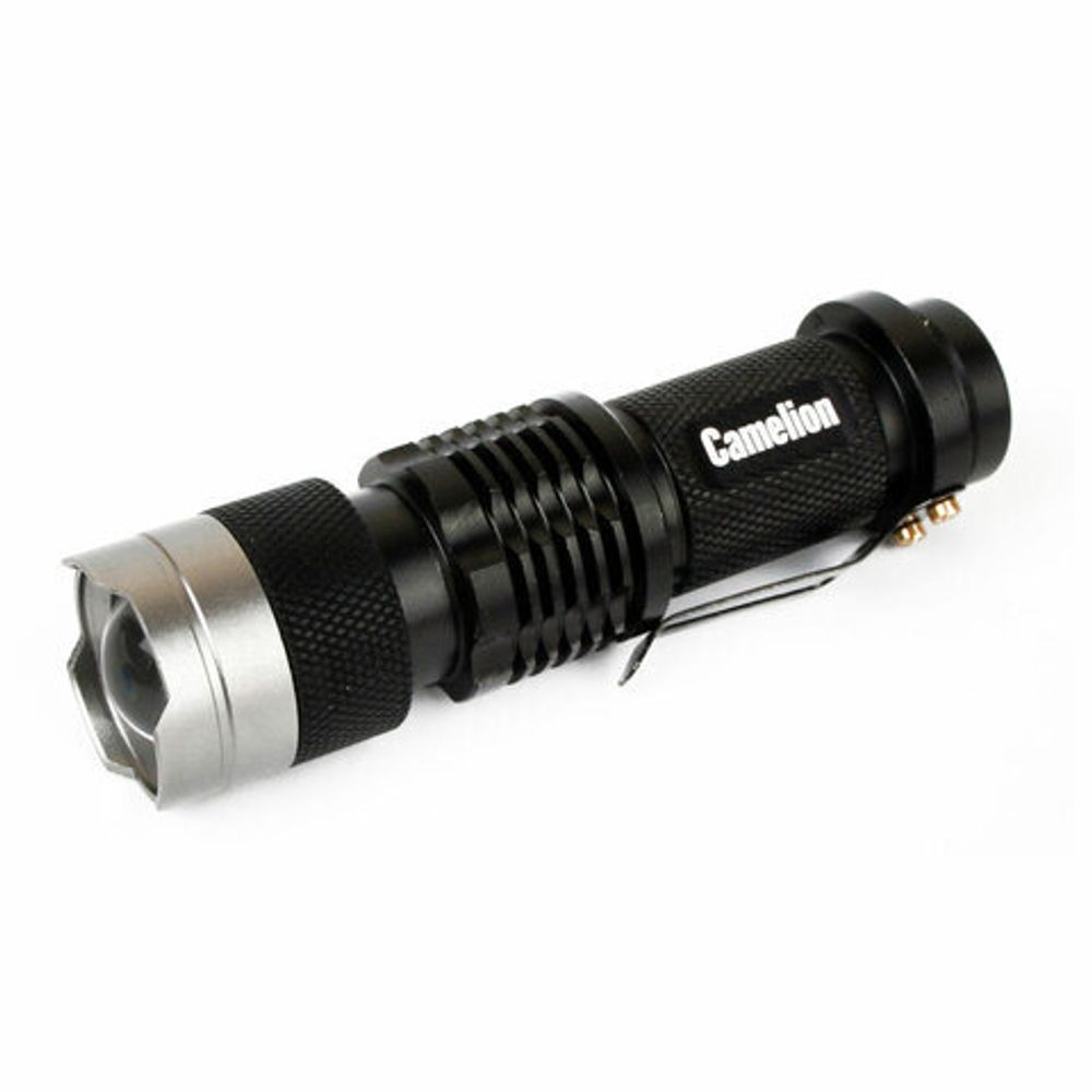 Фонарь CAMELION XP-E, ЯРКИЙ, ZOOM, 3 режима, питание 1хAA, LED5135