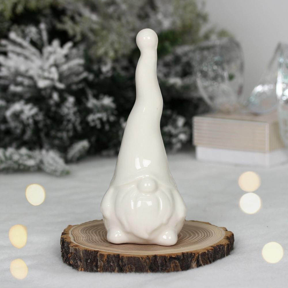 Украшение новогоднее GLOSS «Милый колпачок» 6*7*17 см, Белый