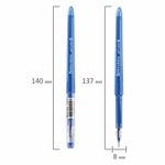 Ручка гелевая BRAUBERG DIAMOND, СИНЯЯ, игольчатый узел 0,5 мм, линия письма 0,25 мм, 143378.