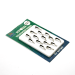 Мормышка вольфрамовая точеная "Уралка+Коронка+Цепочка" (15шт/уп)