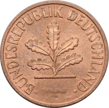 2 пфеннига 1968-2001 Германия (ФРГ)