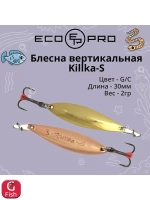 Блесна для рыбалки Killka-S, 30мм, 2г, PPH 1 шт