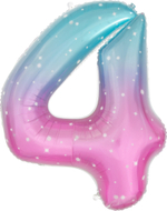 Шар Цифра Нежные искры