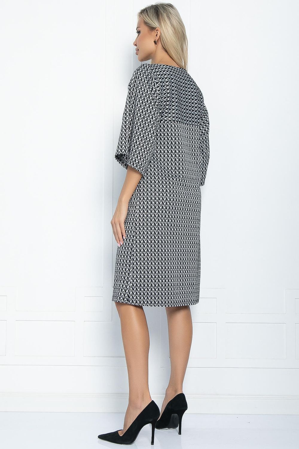 Платье Елена (черно-белое) П11307 LT Collection