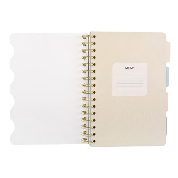Bloknot \ Блокнот \ Notebook Записная книжка "Art Journal" А5, 120 л. на гребне, с разделителями "Флора. Ночные цветы"