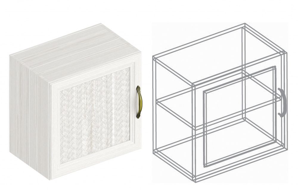 Детская "Александрия" №1 (бодега светлая), ЛДСП/МДФ, Велес