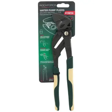 Пассатижи переставные 250мм RockFORCE RF-613Q250