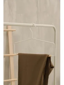 Вешалка для брюк и юбок SAVANNA Wood, 1 перекладина, 37×22×1,5 см, цвет белый