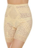 Корсетные кружевные панталоны высокой степени коррекции (Размер: 7X) (Цвет: черный)