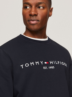 Свитшот Tommy Hilfiger Embroidered Tommy Logo Navy