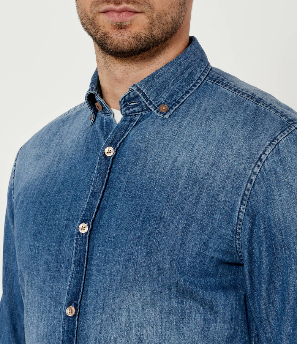 Джинсовая рубашка 15 JJSH-146Heli3-W Joop! Jeans - голубой(30043528)