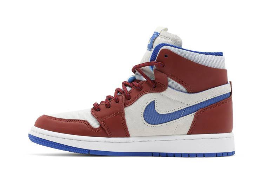 Кроссовки Jordan Air Jordan 1 High Zoom Air Cmft "Team Red" (Женская размерная сетка)