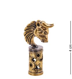 AM-3583 Наперсток-карандаш «Знак зодиака-Телец» (латунь)