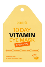 Гидрогелевые патчи с компексом витаминов PETITFEE 10 Day Brightening Vitamin Eye Mask 20 шт