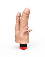 Анально-вагинальный вибратор LOVETOY, двойной, 17 см