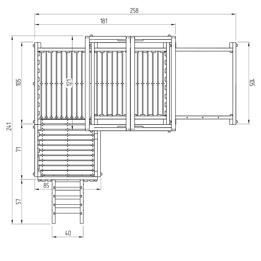 Домашний игровой комплекс ДК5Р Можга красная звезда