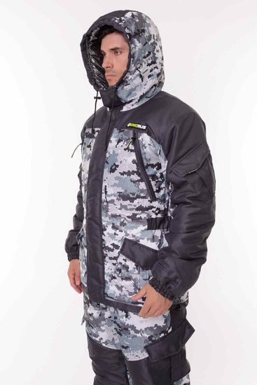 Костюм "ГОРНЫЙ -45" кур+п/к (Алова/Таслан, белый/серый)