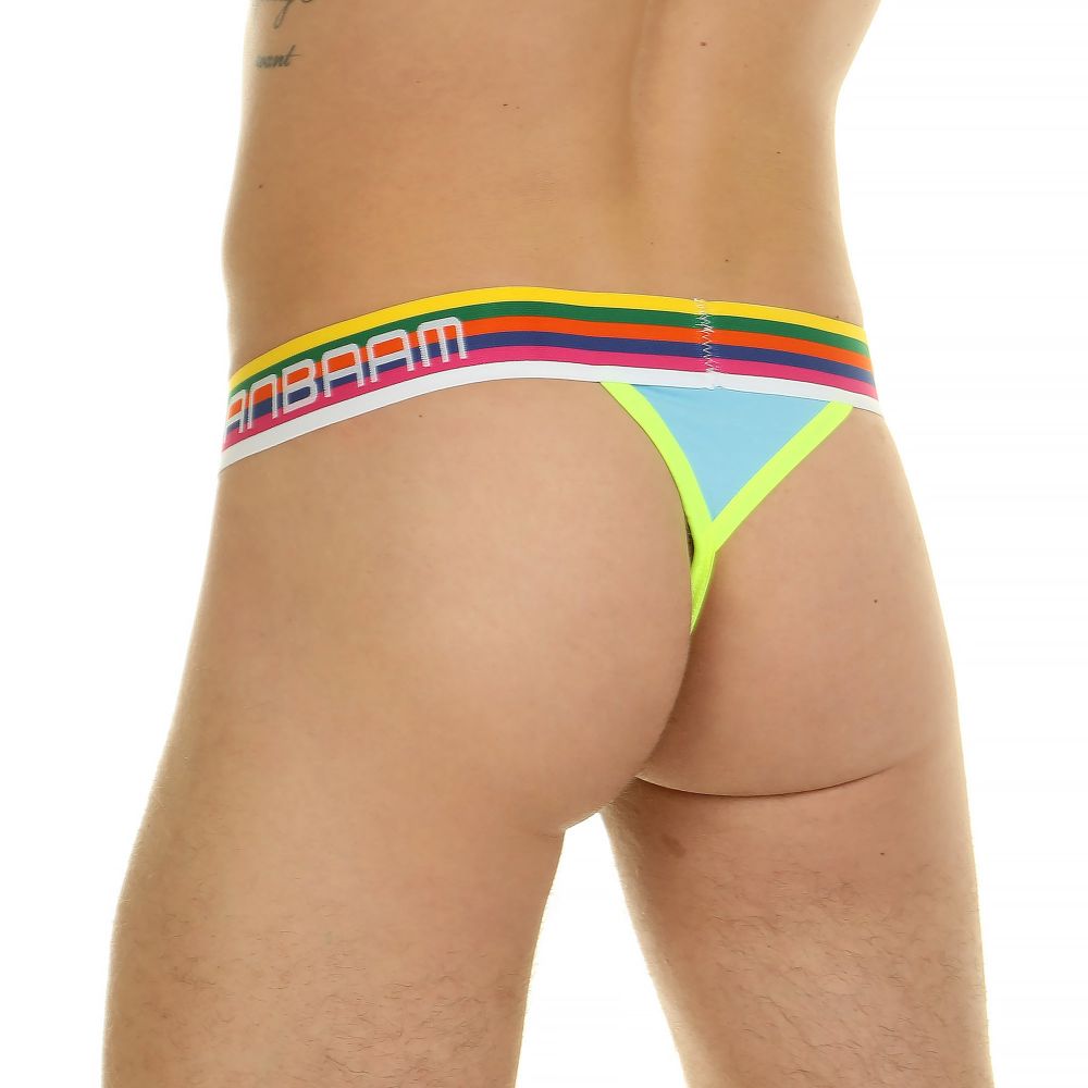 Мужские трусы тонги голубые Van Baam 44739