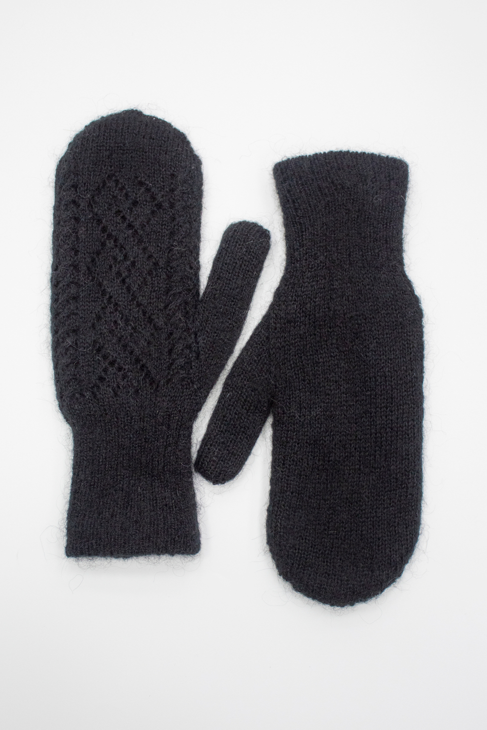 Варежки В036-07 черные