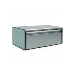 Хлебница Brabantia прямоугольная мятный металик вид слево