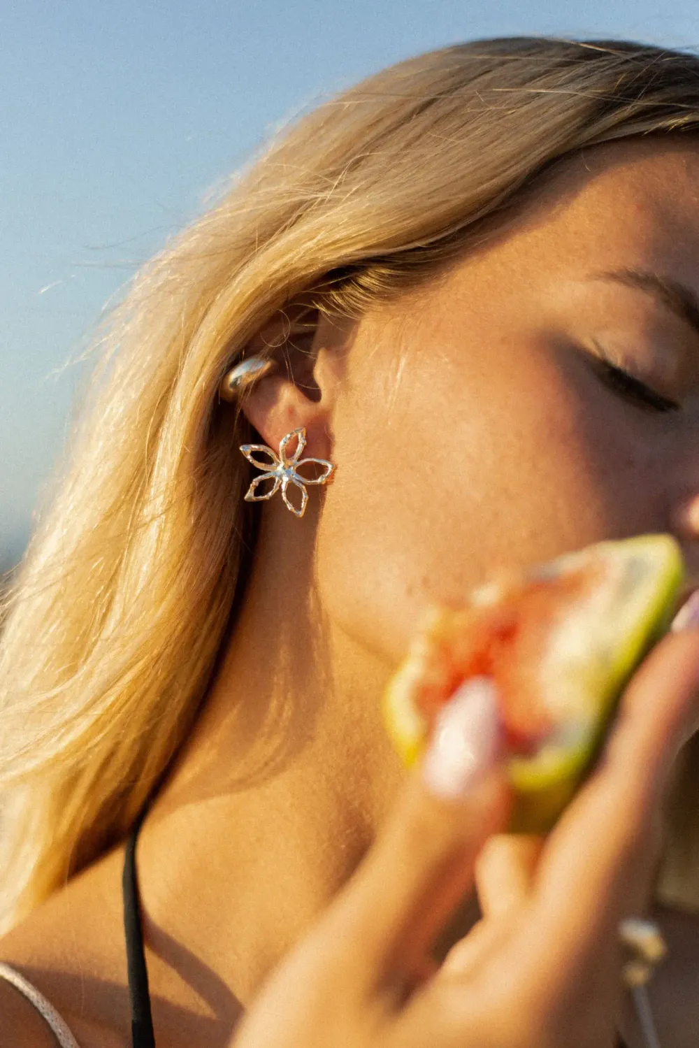 Пусеты Цветы