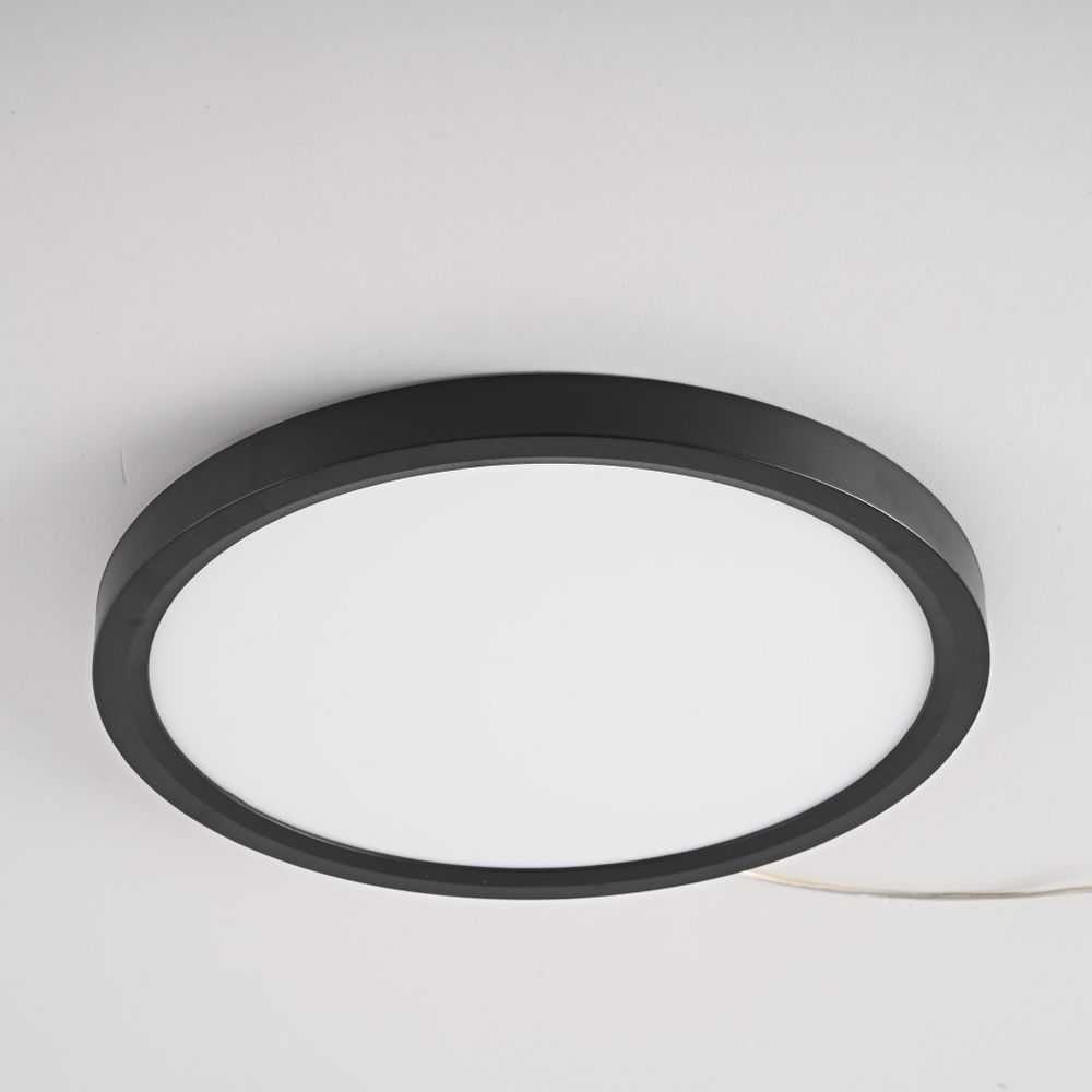 Потолочный Светильник Slim D23 Чёрный By Imperiumloft