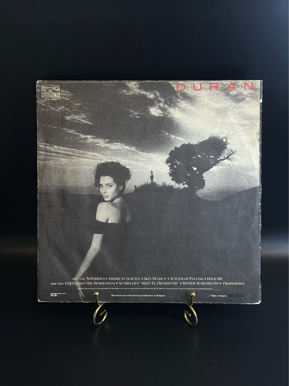 LP Duran Duran - Notorious. Виниловая пластинка 12 дюймов. Балкантон Болгария