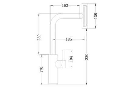 Смеситель ZORG серия Steel Hammer SH 092 PVD BRONZE бронза, вытяжная лейка 4 режима