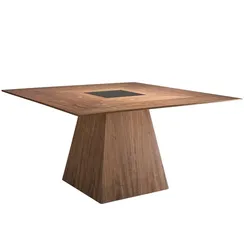Стол Angel Cerda MI1412, 150х150 см, орех