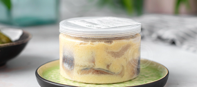 Сельдь филе-кусочки соленая в горчичной заливке