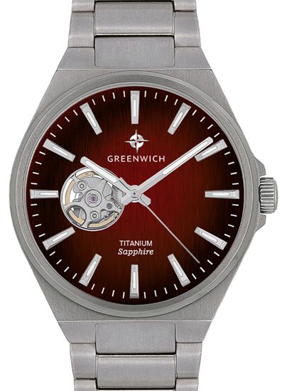 Greenwich Dolphin GW 084.10.35 - Лёгкость, прочность и премиальная эстетика, Мужские наручные часы