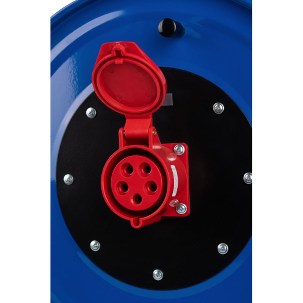 Удлинитель силовой ЭРА IND380-RM-1e-5x2,5-20m-IP44 на 380В на катушке 1 розетка CEE 5P 20м КГ 5х2,5 32A IP44 | Силовые удлинители