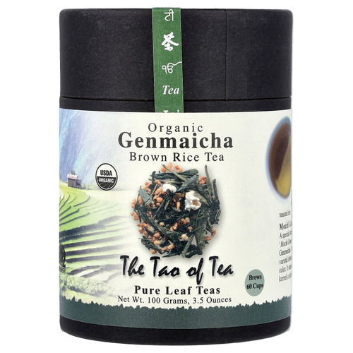 The Tao of Tea, органический чай из коричневого риса, генмайча, 100 г (3,5 унции)