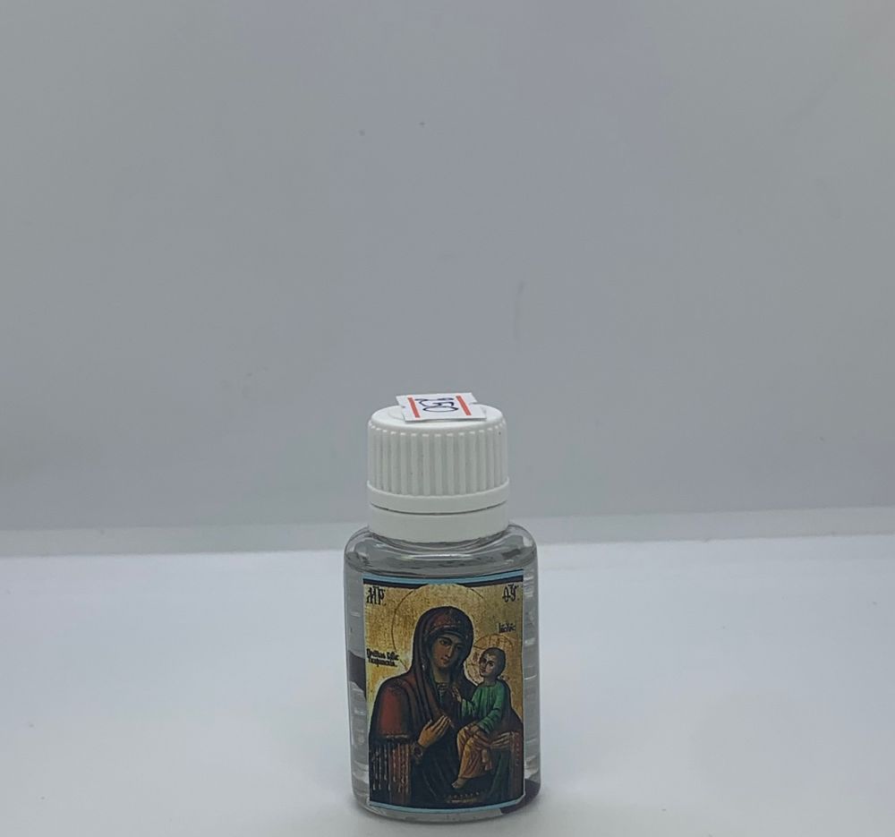 Святое масло освященное от лампады Тихвинской Чудотворной иконы Божией Матери Чадоподательница