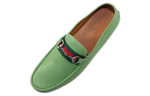 GUCCI Horsebit Gommino Loafers Men"s Green