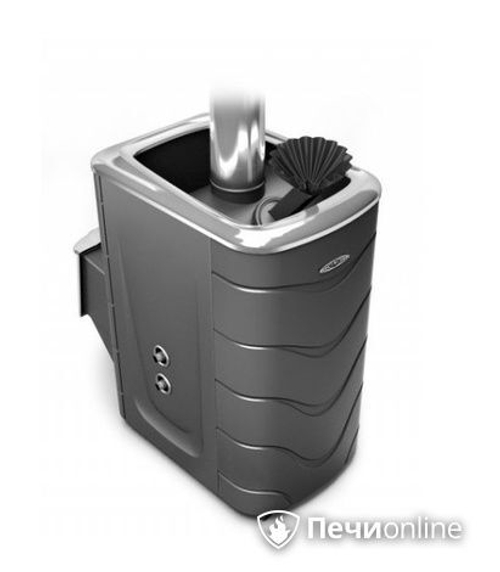 Печь для бани TMF Гейзер 2014 Inox с теплообменником антрацит