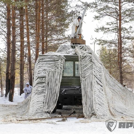 Маскировочная сеть МКТ-2С / СНЕГ, 3*6