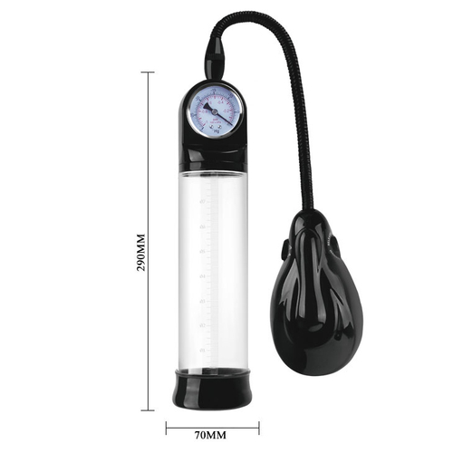 Автоматическая вакуумная помпа 29см с манометром Pretty Love Penis Antomatic Pump Alexander BM-010093PL
