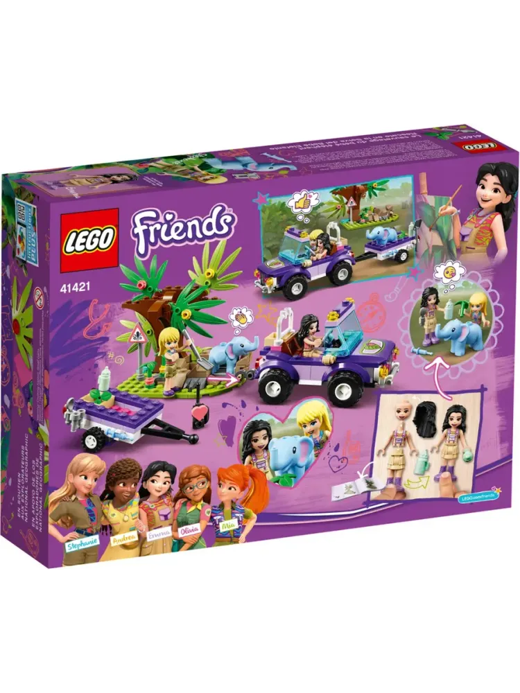 Конструктор Friends 41421 Джунгли: спасение слонёнка