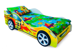 Кровать машина Бельмарко Тачка желтая